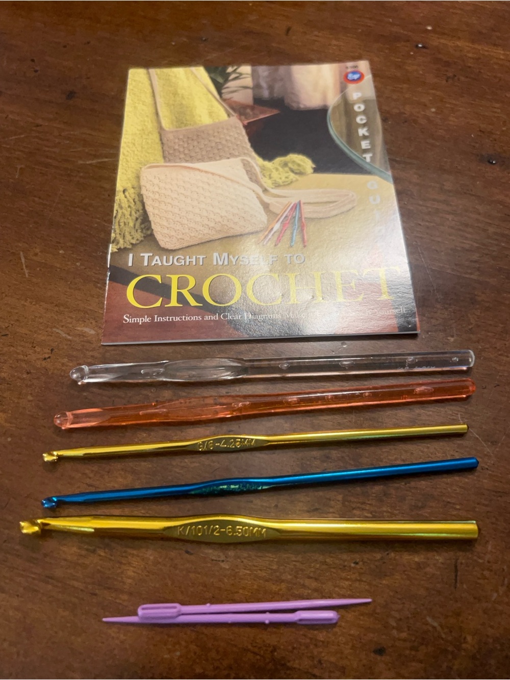 Boye, I Taught Myself to Crochet kit, Vintage - Picture 3 of 5
